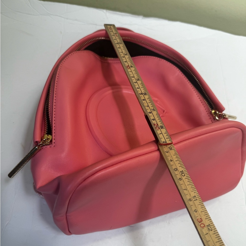 Roberto Cavalli Class NEW Snake Logo Pink Leather Backpack Shoulder Bag Chain - Picture 16 of 16